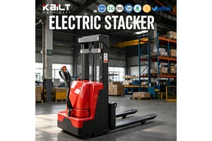 Full Electric Stacker 1.2 Ton 1.8 Ton Compact Design Factory Material Move