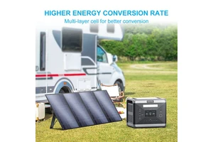 SolarPlay 2400W Portable Power Station with 400W Solar Panel, 2160Wh LiFePO4 Battery Ups Generador Solar