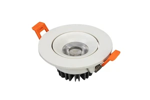 Embedded Integrated LED Downlight Plastic Square Round 3W 5W COB Ceiling Spot Light Panel Light