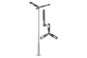 Dual-use Solar Street Light for Landscape and Courtyard, Bamboo Dragonfly Lamp with Soft Light and Shadow, Modular Design