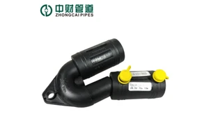 Zhongcai Lightweight HDPE Single U Bend Butt Fusion Pipe Fitting High Pressure Energy Saving Connector