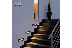 Indoor Corridor Plug in Wall Lighting Recessed Led Wall Lamp Stair Case Night Light Step Lamp