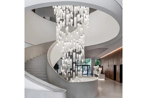 ANNO Modern Glass Long Lighting Fixture For Contemporary Apartments