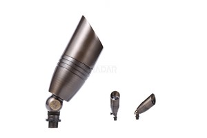USA Warehouse RAL-8102-BBR Classic Solid Brass Landscape Lighting 12V Low Voltage Led Outdoor Recessed Light Ip65 Garden Light.