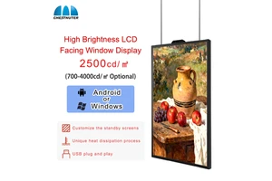 Shop Window LCD Display High Brightness Indoor Digital Signage Display Advertising Display Screen Android Digital Signage Player