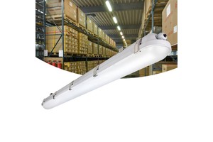 Factory Warehouse Lighting CE 6500K 4000K 3000K 3CCT 40W 50W 1.2m 1.5m LED Tri-proof Light In Stock For Garage Shop Gas Station