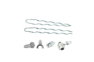 Steel Helical Dead End OPGW Cable U Shackle Thimble Clevis TUOFA Bolted for Electric Power Construction