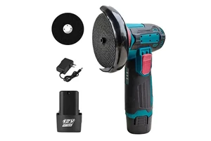 Mini Angle Grinder Cordless 12V Rechargeable Handheld Power Tool for Cutting Grinding Polishing