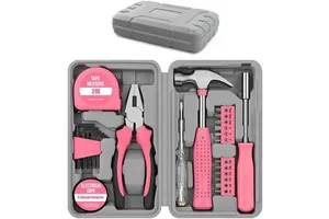 24pcs Home DIY Tool Kit for Household, Office & Garage - General Repair Small Hand Tool Set with Storage Case