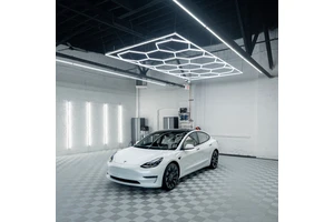 Diy Hexagon Led Light Workshop Customized Size Car Detailing Lights for Car Wash Shop Garage Lighting Parking Garage Luminaires