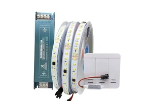 LED Light Running Water Strings 10m/roll Linear 24V 2835 130led/m 20lm/led 8mm Self-Adhesive IP44 Cuttable Dimmable Home Ambient