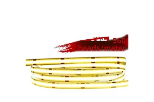 COB LED Strip Light Low-Voltage Linear Fixture Recessed Self-Adhesive 24V/12V IP20 Ceiling Accent Lighting Contour Light