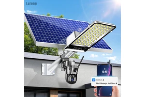 Road Construction Factory Lighting Solar Street Light IP65 Garden Courtyard Entrance Door Outdoor LED Solar Light With Camera