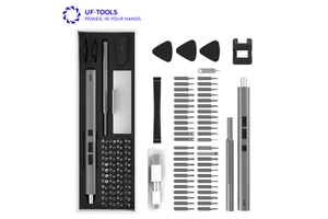 UF-TOOLS 57 in 1 Logo Printed Wireless Magnetic Electrician Mini Pen Precise Set Power Battery Electric Screw Driver