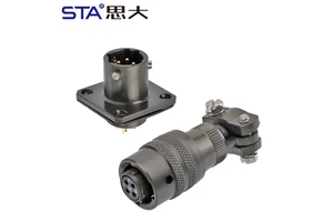 MIL-DTL-26482 PT06E MS3116E-8-4S MS3112E MS3116F-8-4P 8 Shell 4 Pin Male Female Aviation Plug Flange Socket Circular Connector