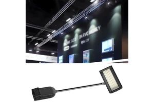 21W Rotatable LED Exhibition Light Black Adjustable Long Arm Shovel Lamp Advertising Door Headlight Background Exhibition Lamp
