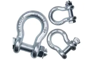 U Type Heavy Duty Drop Forged Galvanized Safety Dee Shackle