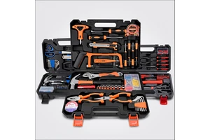 Wholesale Professional Universal DIY Home Maintenance Hammer Pliers Wrench Hacksaw Multi Functional Household Tool Set OEM/ODM