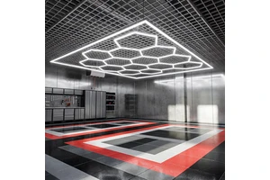 Hot Selling Easy Install Garage Honeycomb Light Hexagonal Led Light Good Service Design Ceiling Lights Modern for Auto Garage