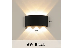 Led Wall Lamp Waterproof Outdoor Lighting Wall Sconce Lamp Interior Wall Light Fixture Decor Living Room Bedroom Porch Lamp 8W