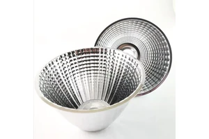 High Reflector Efficiency Optical Small Home Decorate Cob Led Downlight Reflector Cup Aluminium Downlight Reflector Cup