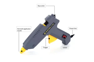 High Temp Electric Handmade DIY Hot-melt Glue Gun with Anti-Dropping System /CUL Certified 3-Year Warranty