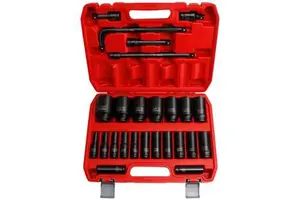Manual 25 Pcs 1 / 2 Inch plum Sleeve Combination Repairing Tool Set