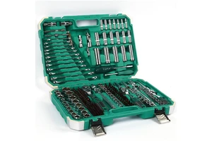 SHALL 218-Piece General Household Hand Tool Kit, Professional Auto Repair Tool Set General Household Hand Tool Set Box