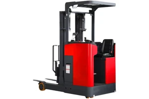 New TAIXING JICHUAN Electric Order Picker Forklift Hydraulic Stacker Lift 1T-3T Electric Reach Truck AWD Solid Tire Electric