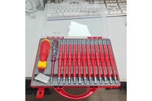 EH Electrician Combination Toolbox Industrial Grade Phillips Flat-Head Screwdriver Set Steel for Household Repair Tools
