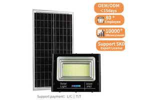 Ip67 Solar Flood Light Outdoor Waterproof Remote Control 60W 100W 200W 300W 500W 1000W SMD Led Solar Garden Lamp High-Power