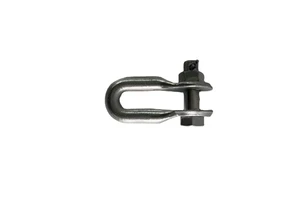 JN High Strength Alloy Steel Electric Power Fittings Pole Line Hardware Utility Pole Fittings U Shackle 68.6kN U-7