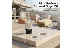 Diamond Finger Milling Bit High Hardness Customized Thickness Carving Tools OEM ODM Funlin FLB1007 Angle Grinder