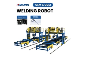 Full Automatic 8-axis MIG Industrial Welding Robot Production Line New Haisinn High Quality Long Service Life