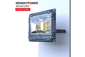 Hot Sale Solar Flood Light Remote Control LED 60W 100W 200W 300W 500W 800W 6500K White Lighting for Outdoor Street Lamp