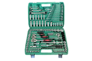 151pcs CR-V Multifunctional High-Torque Portable Wrench Kit Heat-Treated Combination Box Car Motorcycle Maintenance OEM