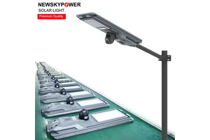 Solar CCTV Street Light MJSSTH800C MJSSTH1200C 4G SIM Card WIFI Optional Integrated Solar Street Light With CCTV Camera