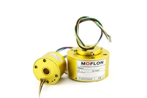 Moflon Electrical Rotary Joints Through Bore Slip Ring Rotating Electrical Connector Through Hole Slip Ring with 1-500 Wires 2A