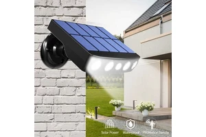 Innovative Solar Wall Lamp with Inductive Monitoring - Waterproof Outdoor Light for Villa Courtyard Garden Fence and Stair Steps