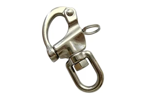Stainless steel climb quick release swivel snap shackle