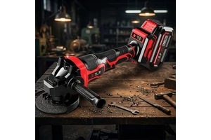 High Durability Electric Angle Grinder Rechargeable Lithium Power Tool for Metal Grinding Slice Cutting and Surface Polishing