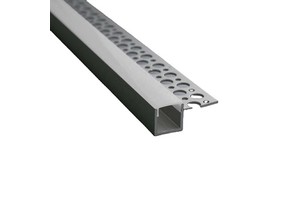 Customized Gray Style Single-Sided LED Aluminum Groove Linear Light for Embedded Lighting in Cabinets Offices Living Rooms