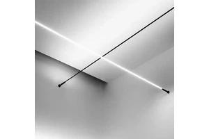 Modern Power Saving Flexible LED Strip Ceiling Lamp COB/SMD IP44 Dimmable Steel Construction for Bedroom Living Room Decoration