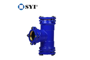 Most Lightweight EN 545 Compact Ductile Cast Iron Pipe Fittings From China for PE Pipes