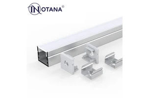 U-shaped Exposed and Concealed LED Line Light groove Suspended Ceiling Embedded Linear Light Aluminum groove