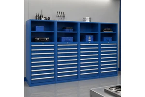 Industrial Heavy Duty Drawer Cabinet Modular Tool Storage Configuration for Manufacturing Facilities Service Teams OEM/ODM/OBM