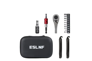 Bike Allen Key Spanner Single-Ended Torque Ratchet Wrench Spanner Set 1/4 Inch Screwdriver Set Bicycle Hand Repair Tools