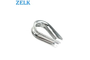 US Type Stainless Steel G411 Wire Rope Thimble Marine Hardware Rigging Hardware