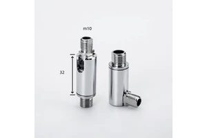 Factory Supply Brass 90 Degree M10 Thread Swivel Joint Rotary Union
