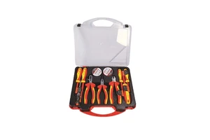 HENITUER S673-11 11PCS Insulated Tool Set High Hardness Multifunctional Tested by 10000V High Voltage 11PCS Insulation Tool Kit